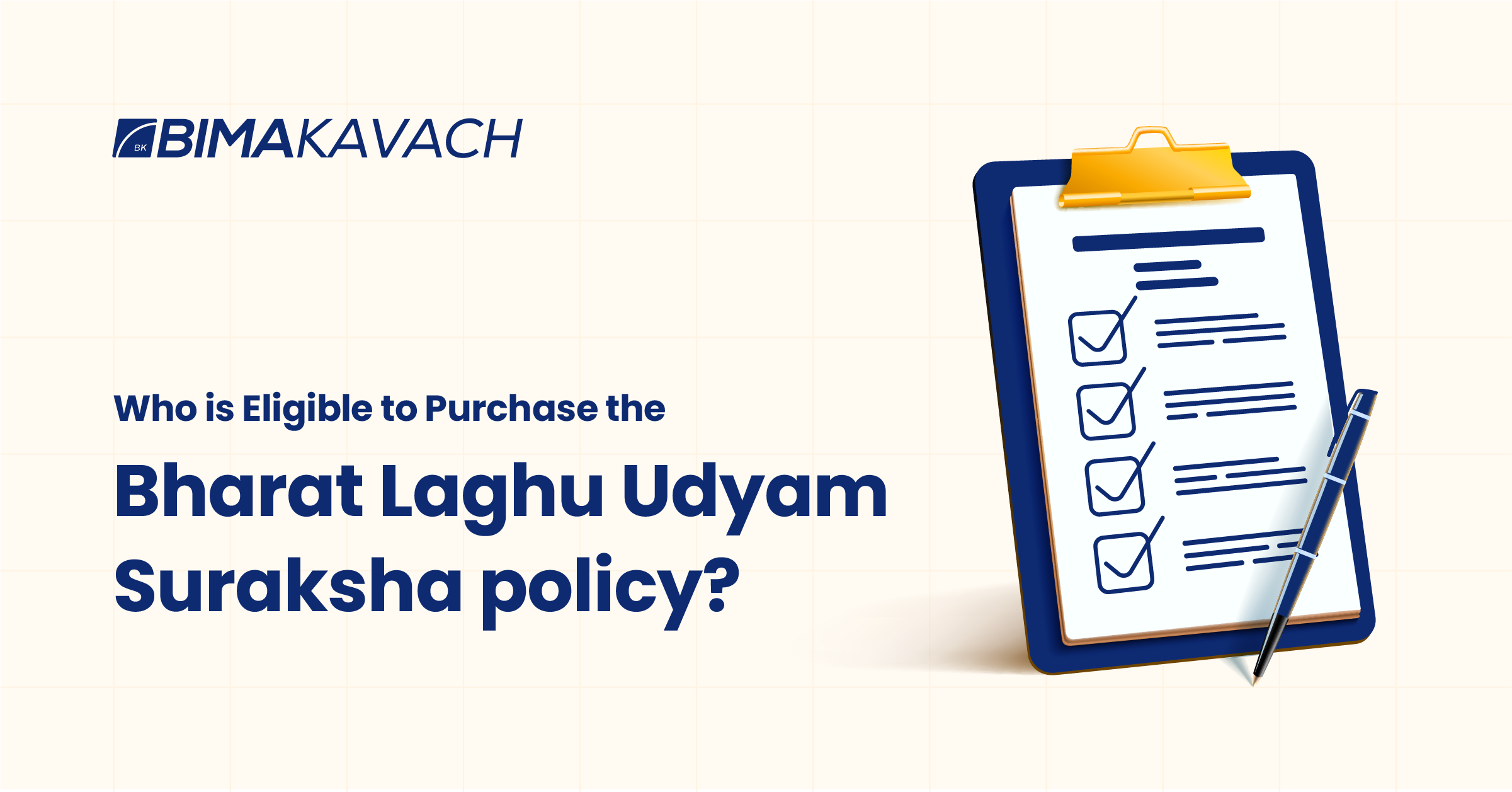Who is Eligible to Purchase the Bharat Laghu Udyam Suraksha Policy?